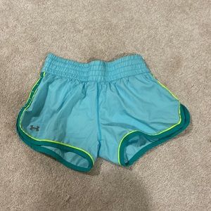 Womens blue Under Armor shorts